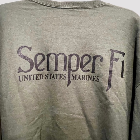 US Marines Semper Fi Cookie's Tavern Sgt. Wags Sweatshirt South Philly Sz XL - Picture 4 of 6